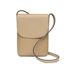 100% Leather Women's Casual Phone Crossbody Messenger Bag