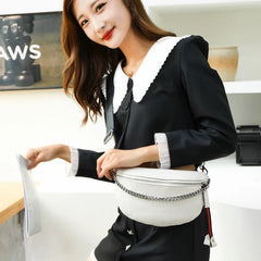 Cowhide Handbags Crossbody Saddle Bag Shoulder Bag