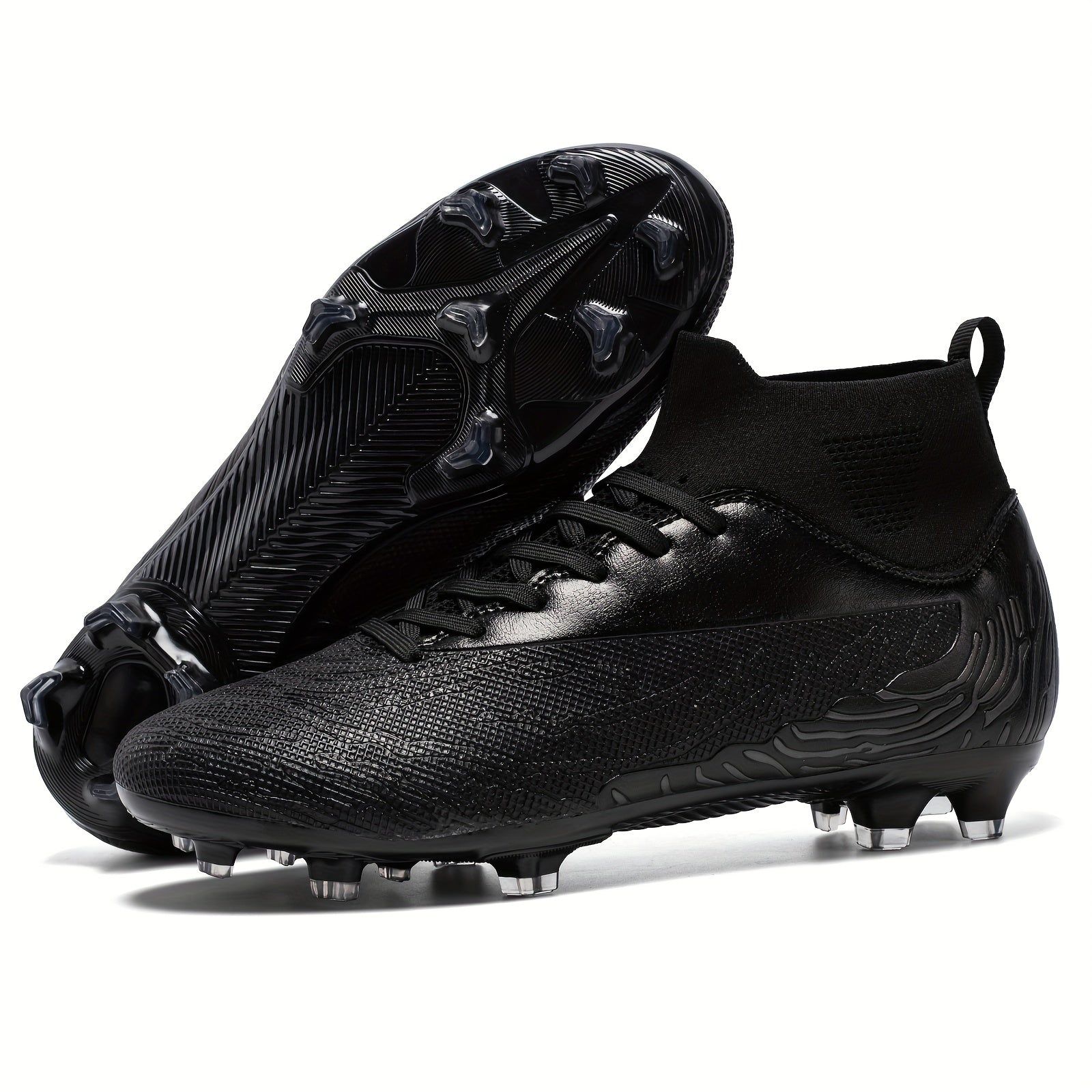 Men's AG Cleat Football Boots Anti skid Lace Up Soccer Cleats