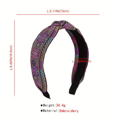 Boho Style Wide Brim Hair Band Head Hoop Hair Accessories