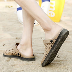 Men's Lightweight Comfy Clogs Hollow Out Garden Shoes
