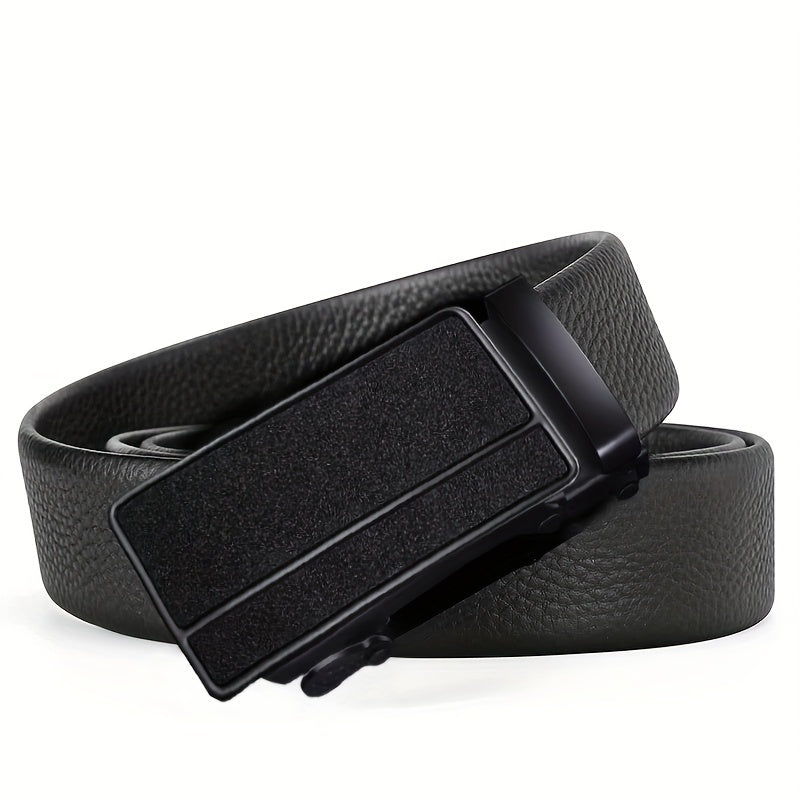 Men's Auto Buckle PU Leather Belt