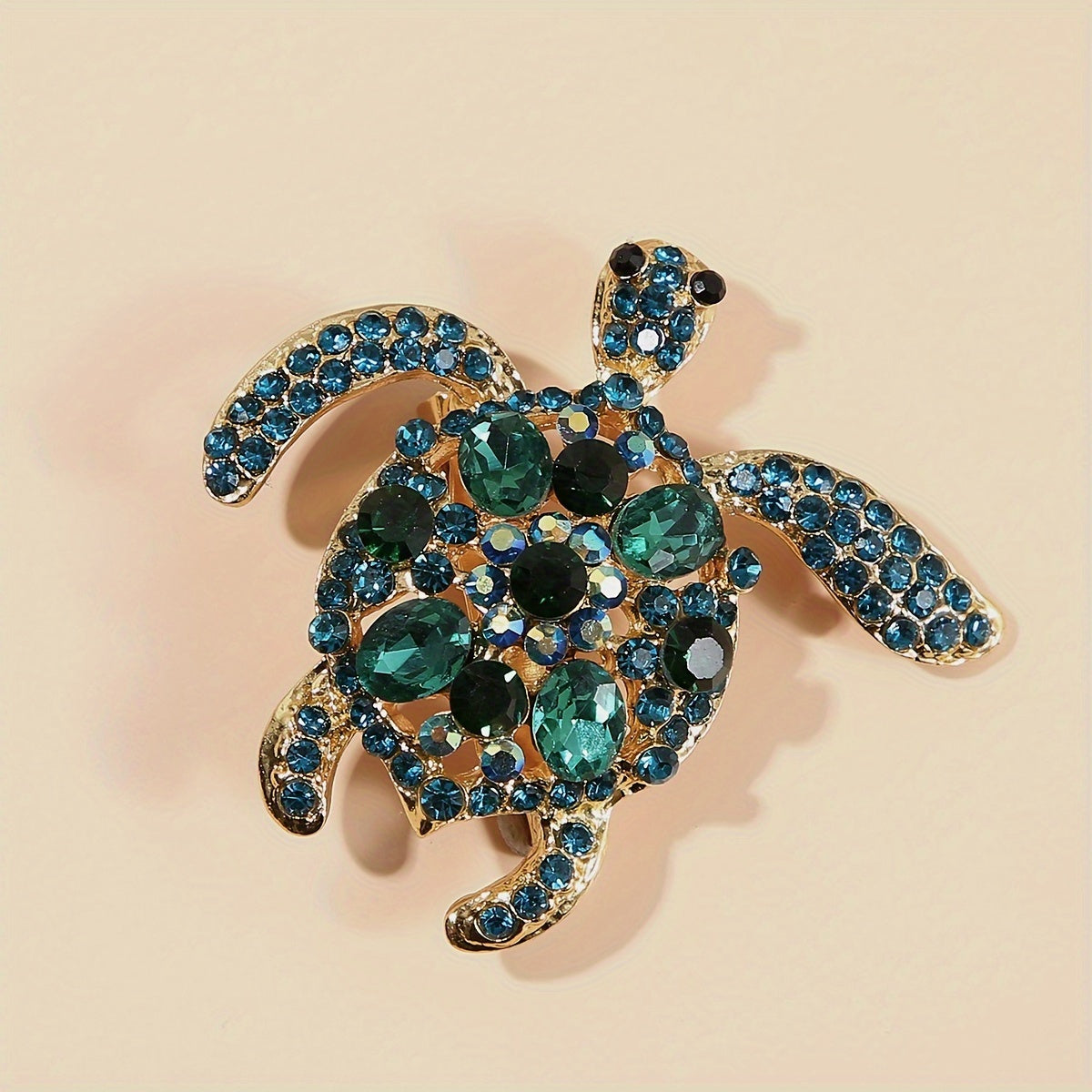 Zinc Alloy Turtle Brooch Men's Clothing Accessory