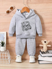 Baby Jesus & Coffee Sweatshirt Trousers Set