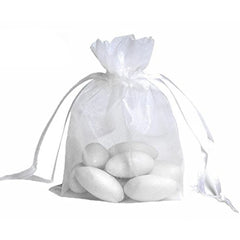 100pcs 10x13cm Jewelry Drawstring Organza Bags Wedding Pouches