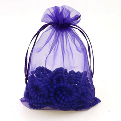 100pcs 11x16cm Organza Bags Wedding Candy Party Bag