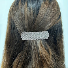 Vintage Silvery Hair Clip Viking Style Barrette Back Head Hair Clip
