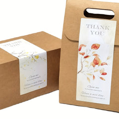 50 Stickers Pack & Thank You Stickers for Sealing & Waterproof Label