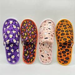 Ghost Pumpkin Slippers Indoor Flat Mute Slippers Women
