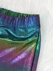Girls Gradient Shorts Yoga Pants Dance Sports Gift