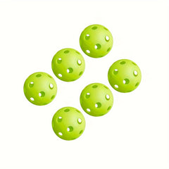 6pcs Lightweight Pickleball Balls for Family Indoor Outdoor Training