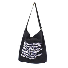 Hot Female Canvas Shoulder Bag Casual Messenger Denim Bag