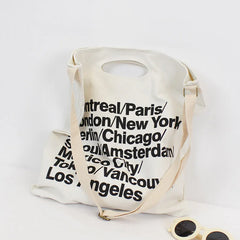 Hot Female Canvas Shoulder Bag Casual Messenger Denim Bag