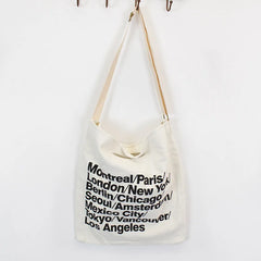 Hot Female Canvas Shoulder Bag Casual Messenger Denim Bag