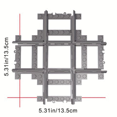 Train Track Assembly Toys Railway Accessories Cross Track Turn Left and Right