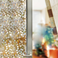 Removable Glass Window Film 3D Colorful Anti-peep Sticker