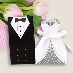20pcs Wedding Candy Box High end Wedding Suit Candy Box Creative Wedding