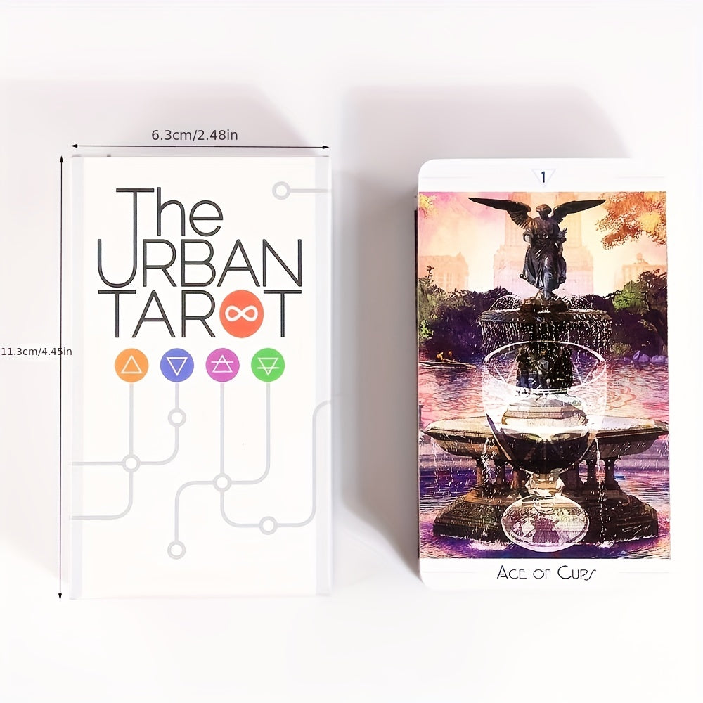 Urban Tarot Card Oracle Deck with QRCode Guidebook