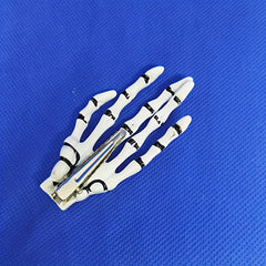 Skeleton Hair Claws Clips Skull Hand Barrettes Zombie Bone Claw Hair Clip