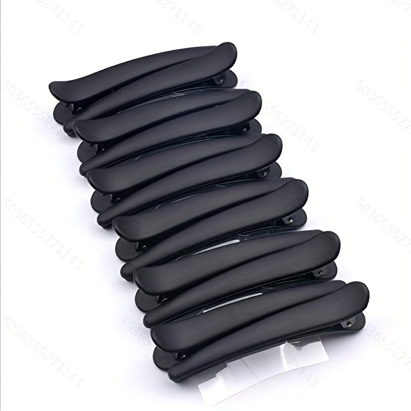 12pcs Plastic Hair Clips Non Slip Hair Accessory