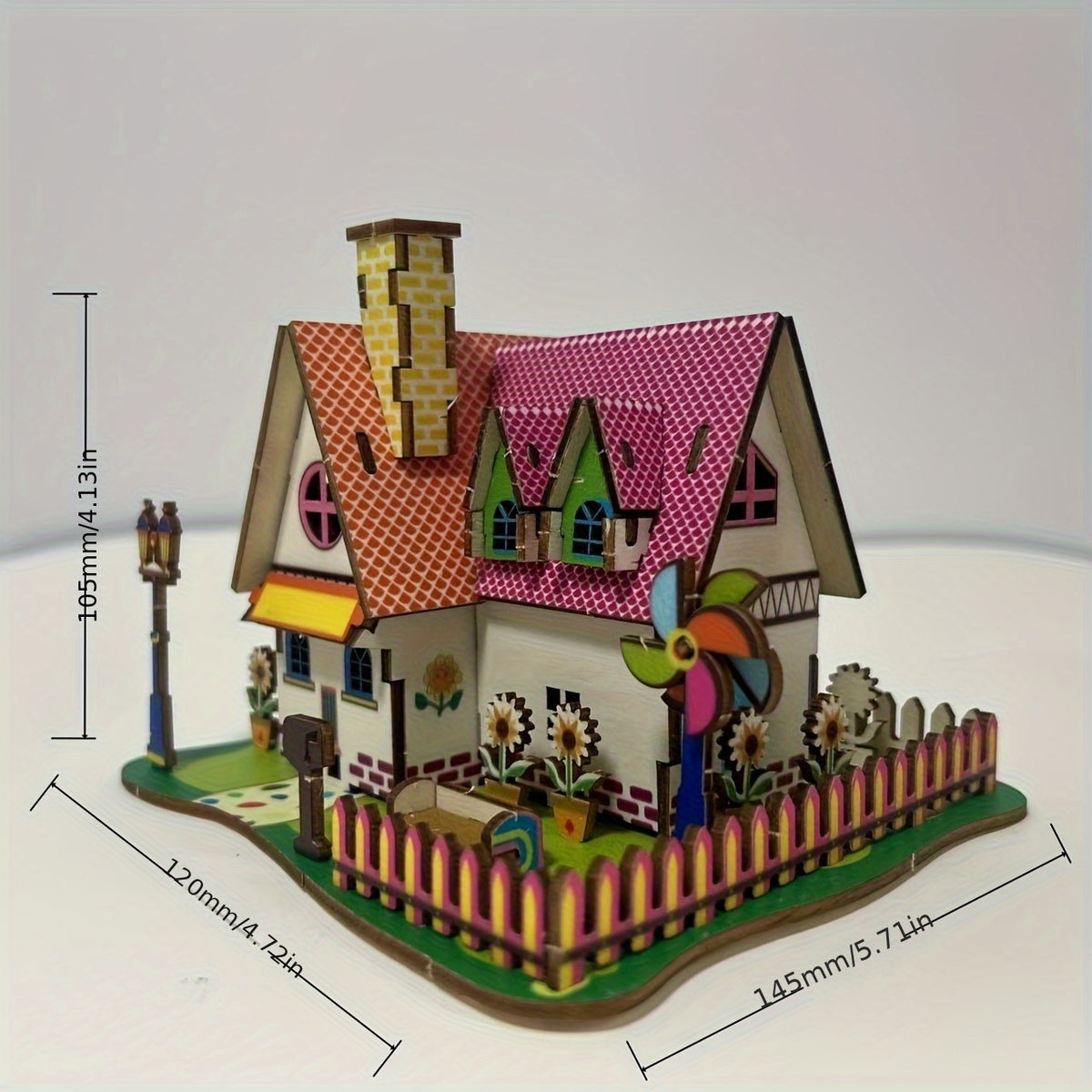 Sunflower Farm 3D Wooden Puzzle Desktop Decoration