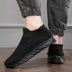 Men's Knitted Lightweight Slip On Casual Shoes Summer