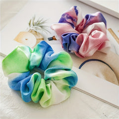 Tie Dye Elastic Band Hair Tie For Women