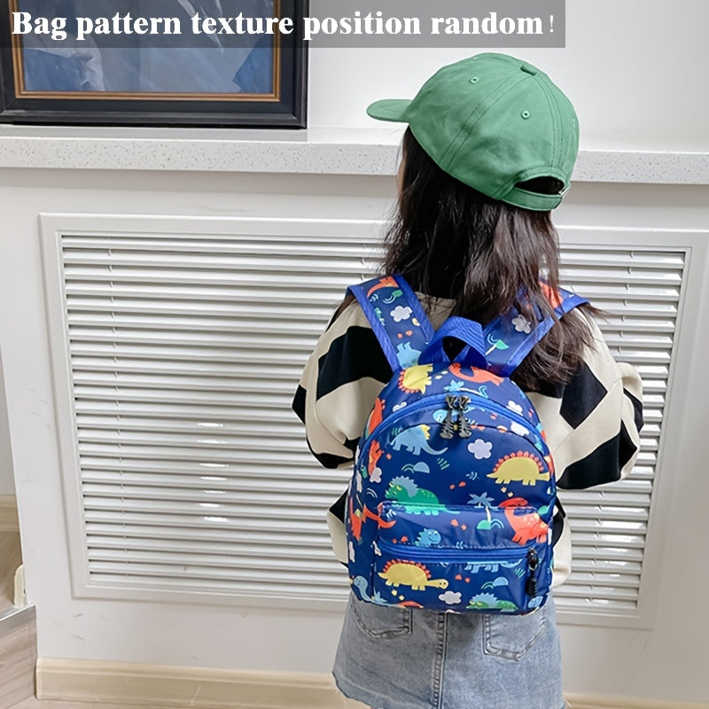 Cartoon Dinosaur Pattern Backpack Kindergarten School Bag