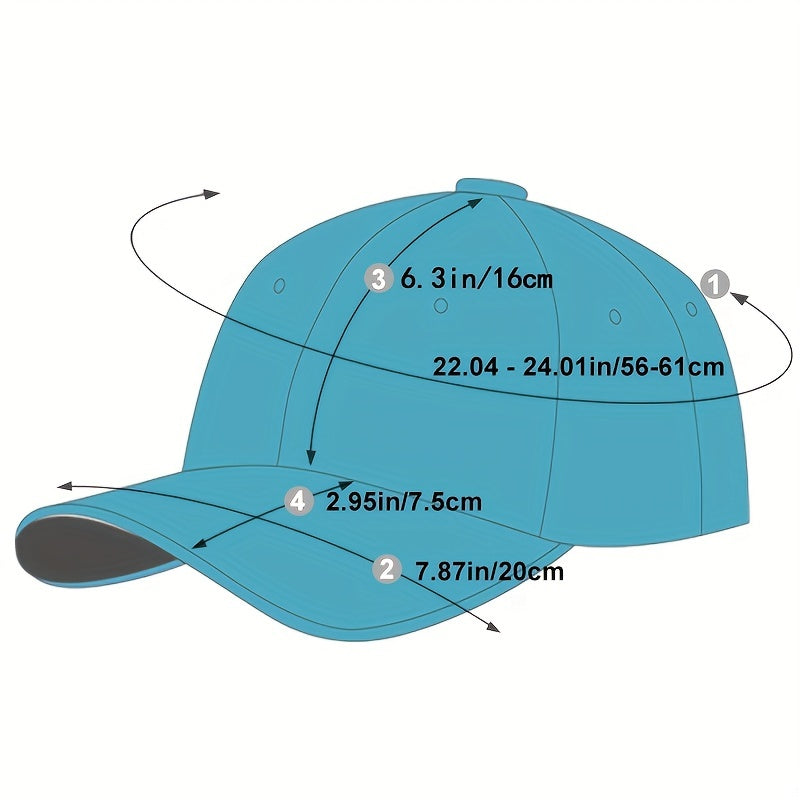 Men's Tiger Embroidered Baseball Cap Golf Hat