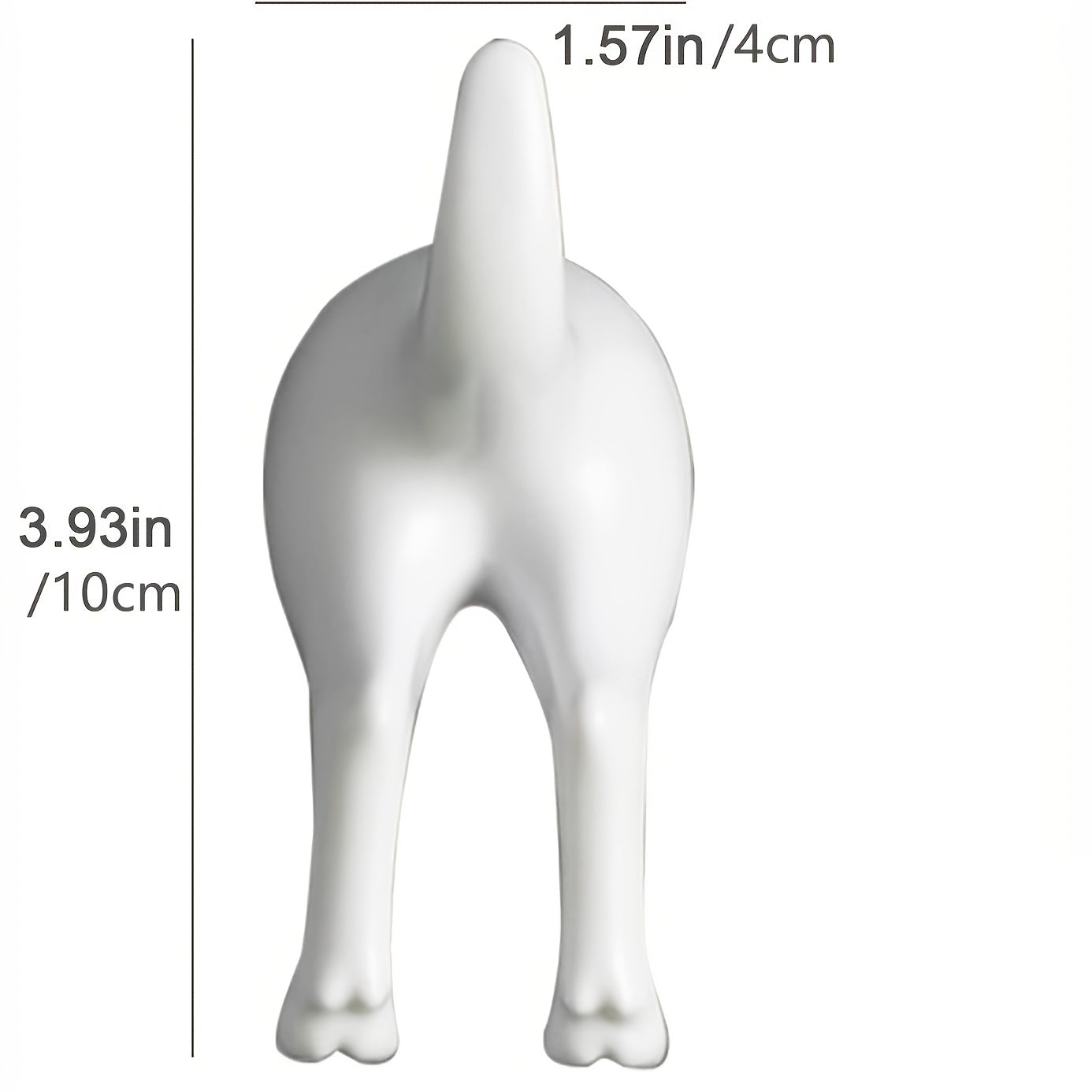 Dog Tail Wall Hook Set Office Coat Towel Key Decoration