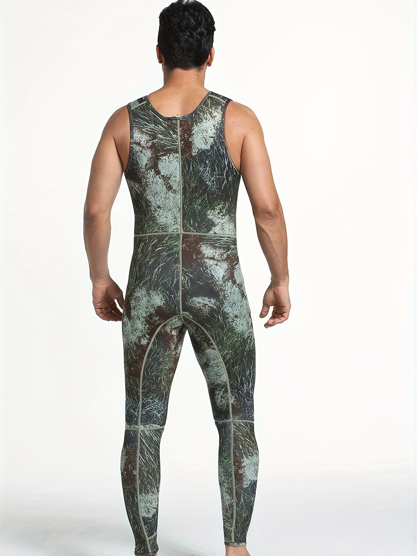 Men's 3mm Neoprene Diving Suit Anti Jellyfish Warm Wetsuit