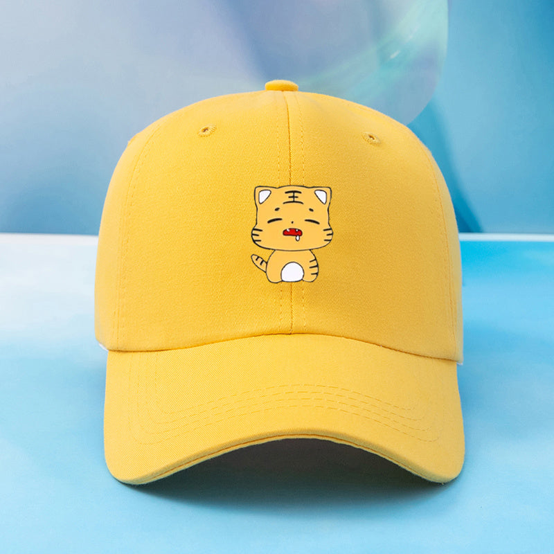 Tiger Print Baseball Cap Cotton Sports Hat Unisex Dad Hats