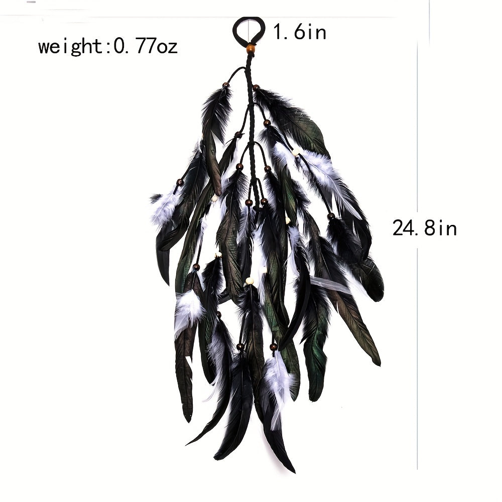 Bohemian Feather Headband Western Style Hair Band Girl's Accessories