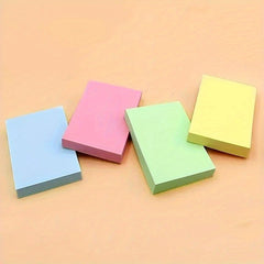 4 Packs Sticky Notes 400 Sheets Tearable Office Note Student Supplies