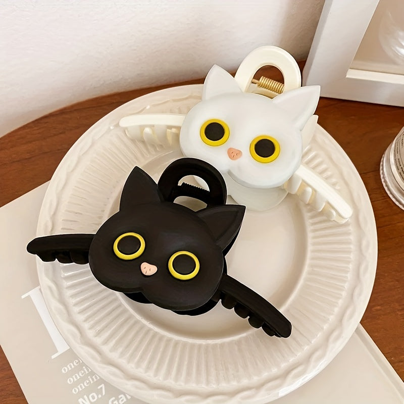 Silicone Cat Hair Claw Hair Clip Female Large Back Head Clip Cartoon Headwear