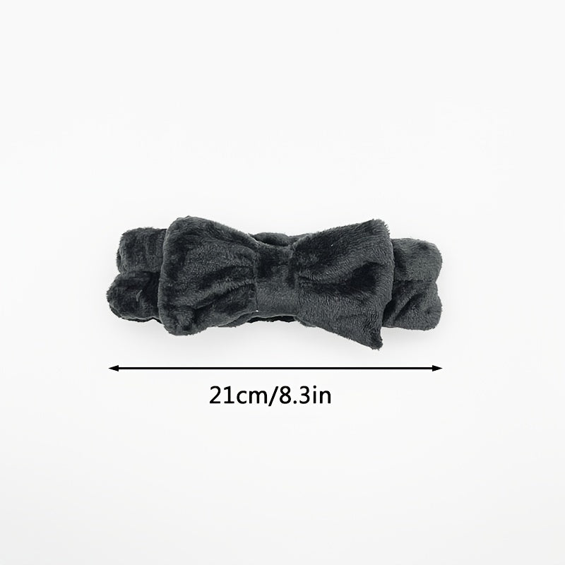 4pcs Microfiber Spa Headband & Wristband Set