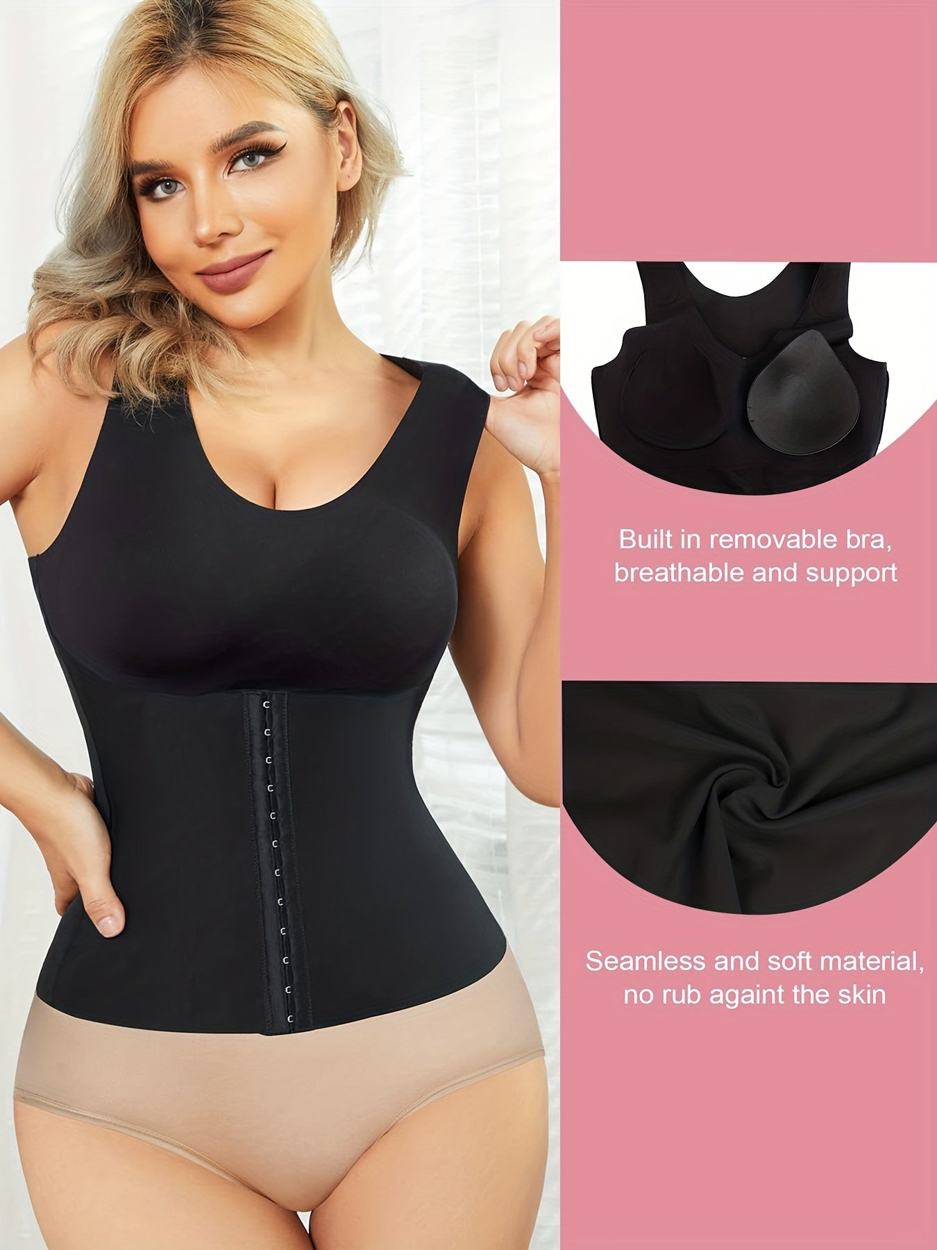 Waist Trainer Tank Top Slimming Elastic Shapewear