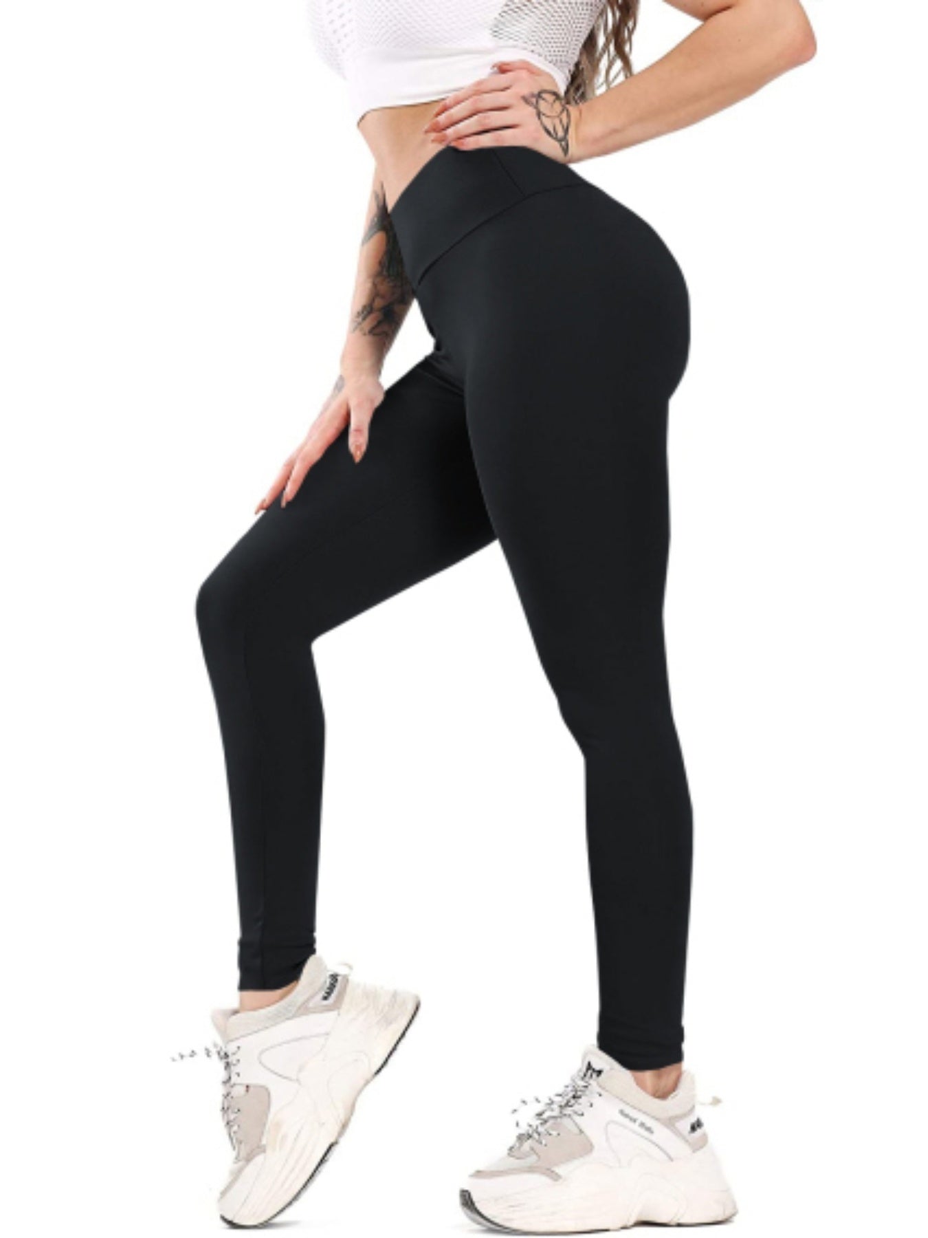 Bow Back High Waist Leggings Casual Bodycon Long Length Leggings