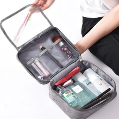 10PCS Portable High Capacity Makeup Bag Travel Wash Pouch Storage