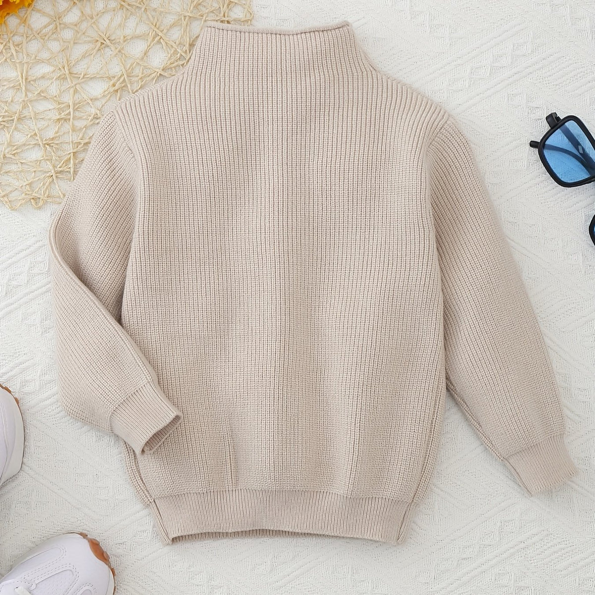 Boys Turtleneck Sweater Pullover for Kids