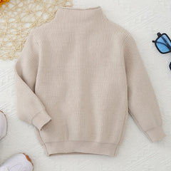 Boys Turtleneck Sweater Pullover for Kids