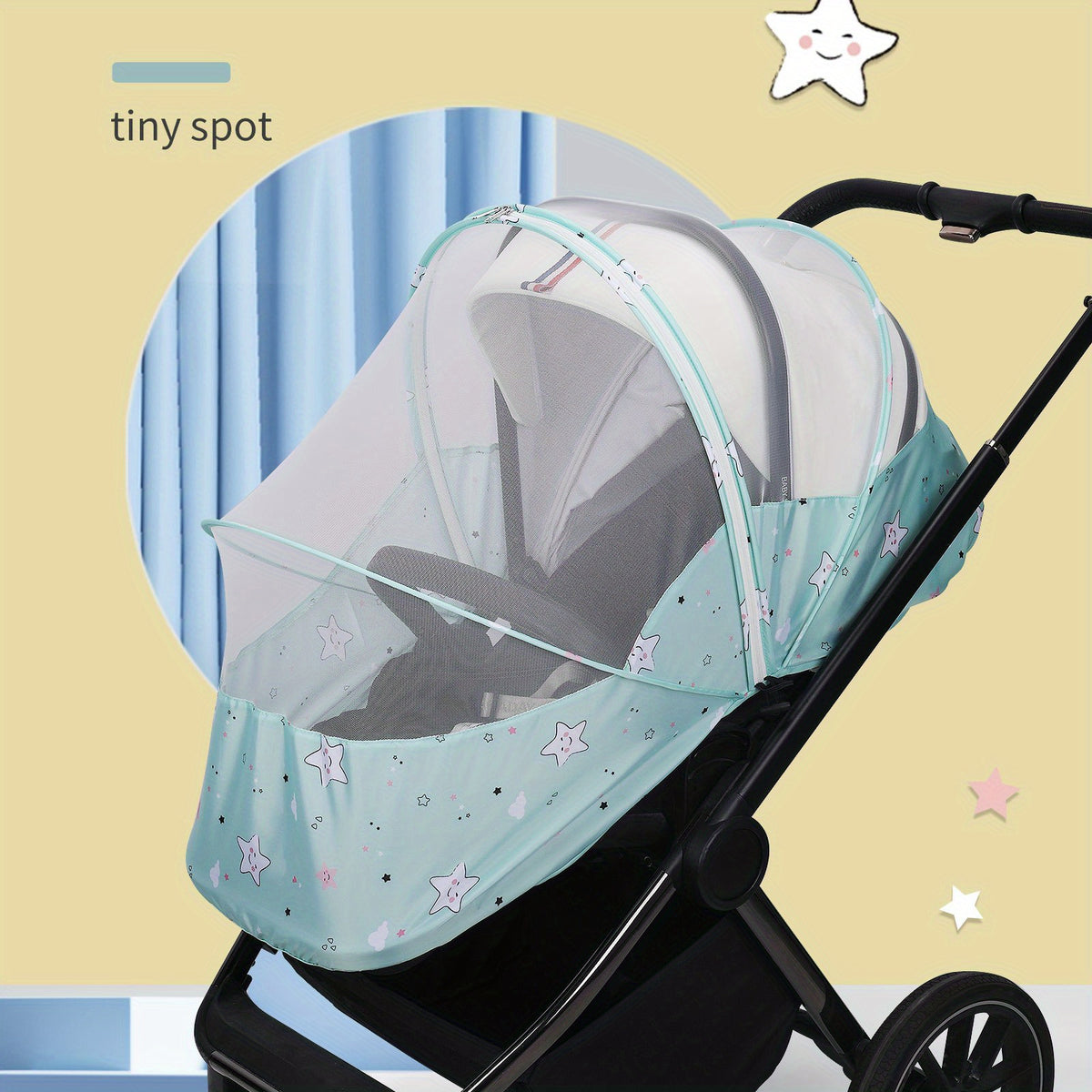 Baby Stroller & Carrier Basket Net - Mosquito Protection