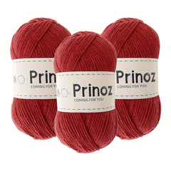 3pcs 100 Acrylic Yarn 4 Strands Solid Yarn Crocheting Knitting DIY 50g