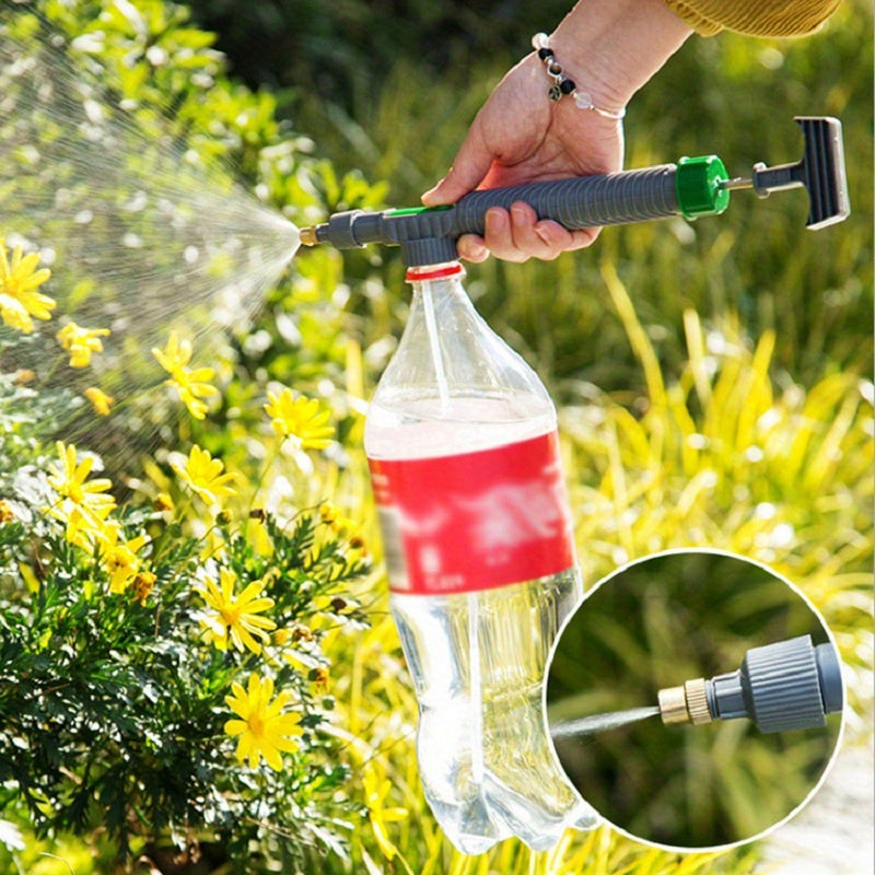 Plastic Watering Nozzle Adjustable Handheld Spray Nozzle for Gardening