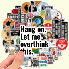 50 Pack Funny Graffiti Vinyl Stickers for Laptops Motorcycles Guitars