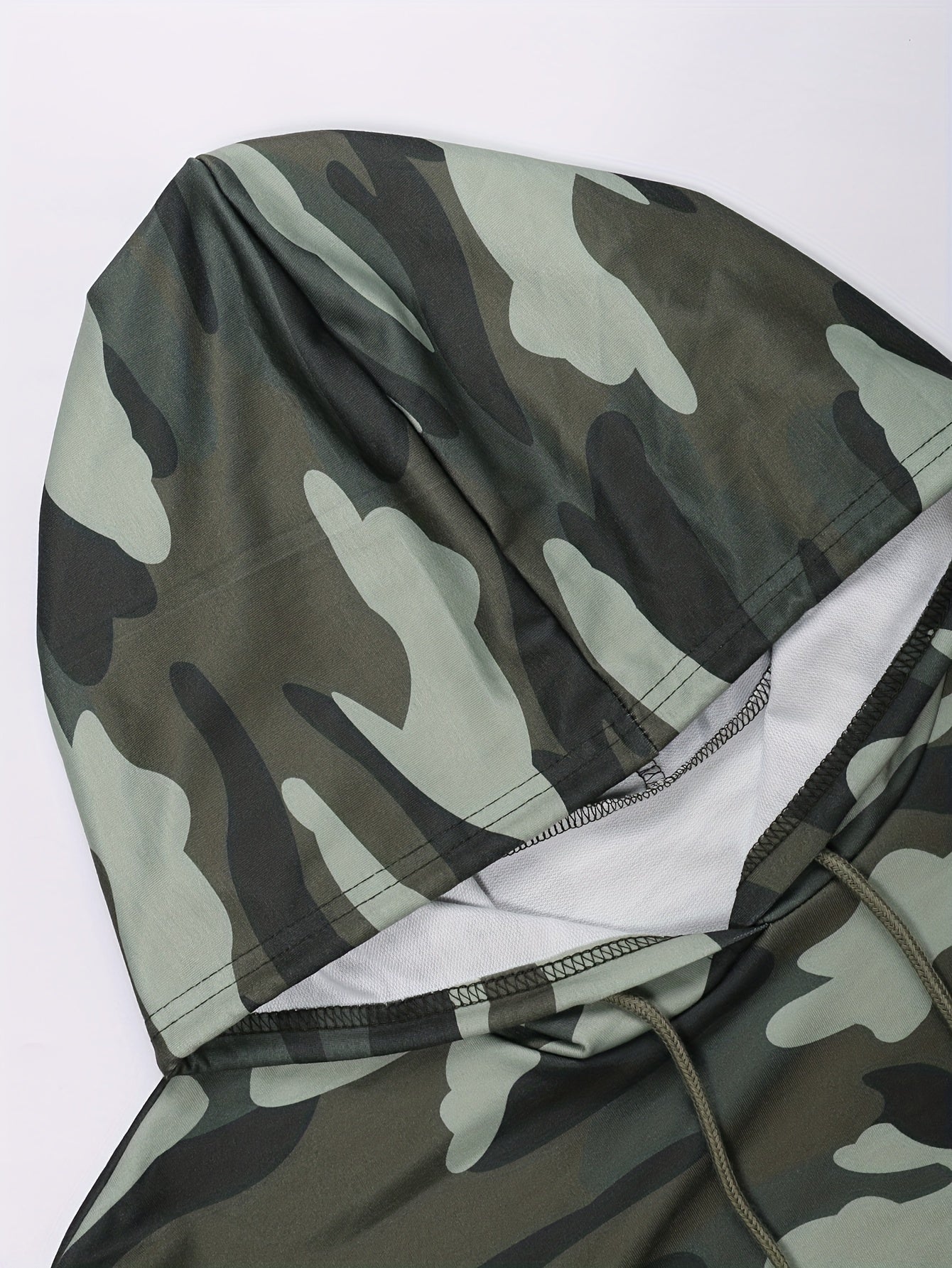 Women's Plus Camo Hoodie & Jogger Sweatpants Set