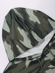 Women's Plus Camo Hoodie & Jogger Sweatpants Set