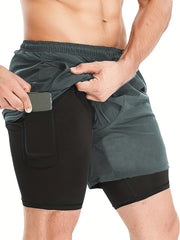 HOPLYNN Quick Drying Running Shorts With Pockets Lightweight Sports Shorts