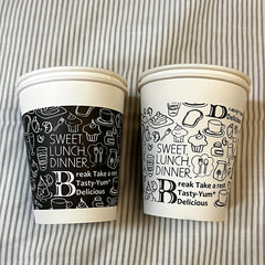 50pcs Disposable Paper Cups 250ml Household Water Coffee Tea Cup