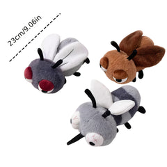 JIAJCHUF 9in Plush Insect Stuffed Toys with Red Eyes & Antennae